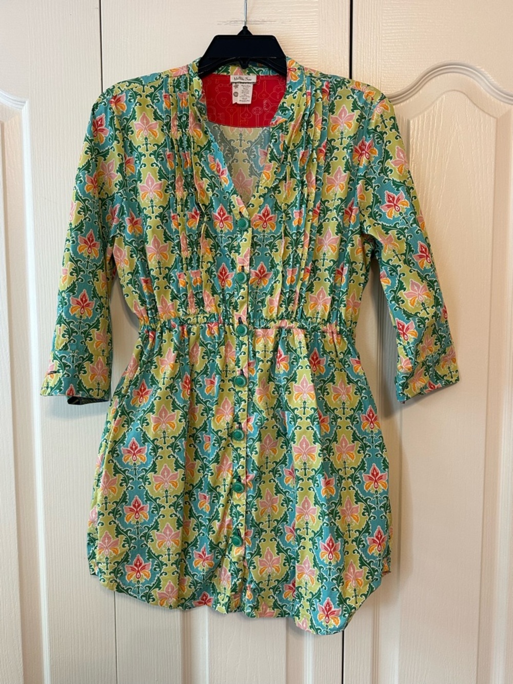 Matilda Jane Women’s Green Acres Tunic Top Sz. M